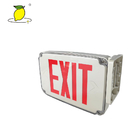 ABS + PC Safety Waterproof LED Emergency Exit Sign Light Charge Time 24 Hours