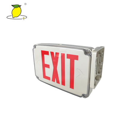 ABS + PC Safety Waterproof LED Emergency Exit Sign Light Charge Time 24 Hours