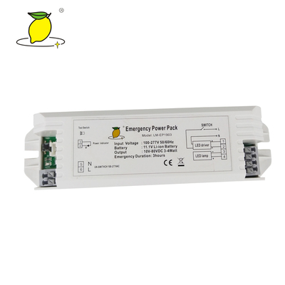 3 Hours 5W 40W LED Emergency Power Pack For Downlight